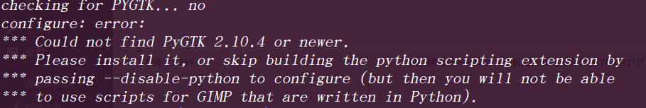 pygtk